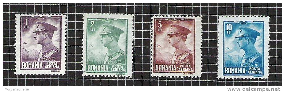 ROMANIA, 1930, PA, MI 389-392 * - Unused Stamps