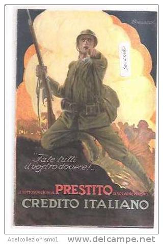 9052) Cartolina Illustrata Da Mauzan-prestito Credito Italiano-nuova - Mauzan, L.A.