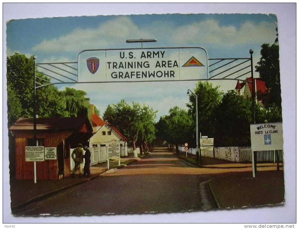 GRAFENWOHR LAGEREINGANG US ARMY TRAINING AREA - Grafenwöhr