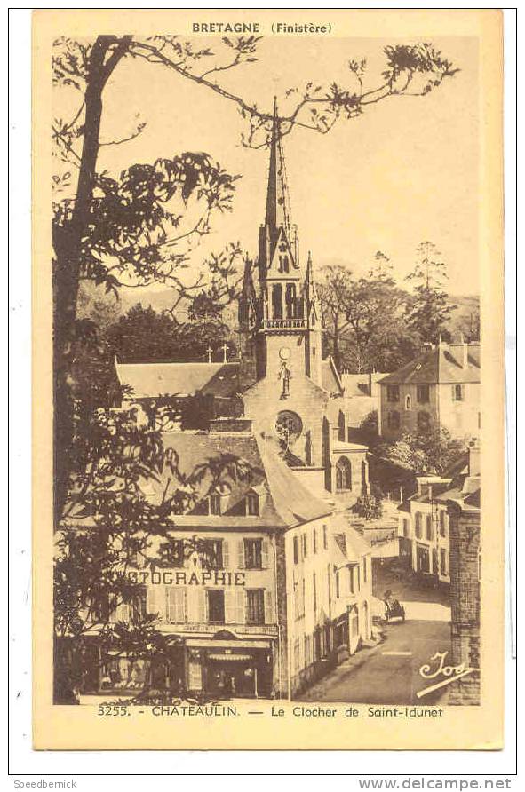 11235 Chateaulin Le Clocher De Saint Idunet . Jos 3255 . Magasin Photographie - Châteaulin