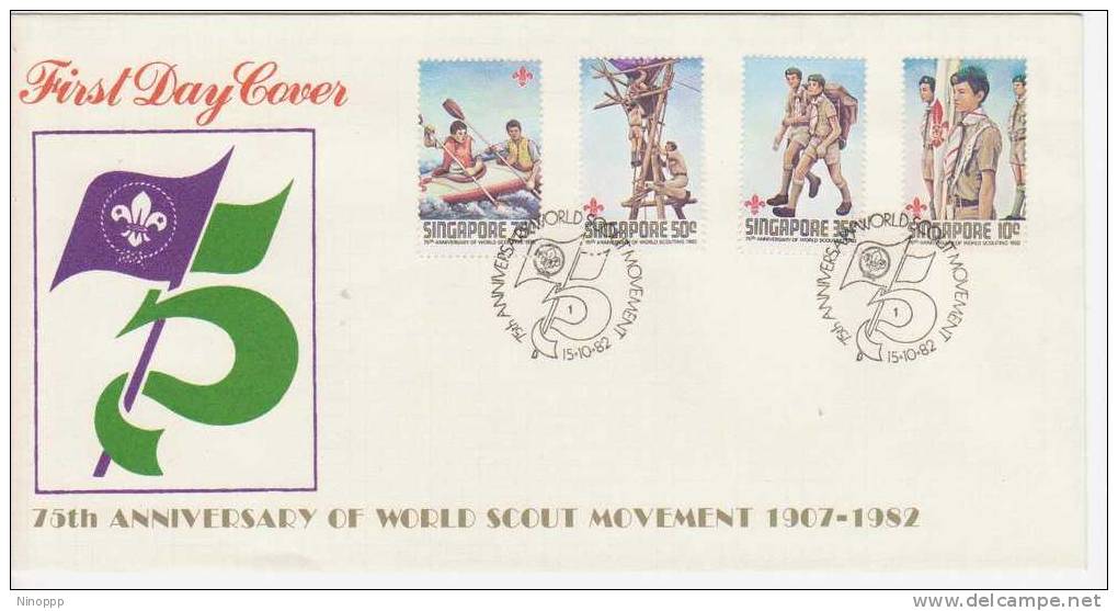 Singapore-1982 75th Anniversary World Scout Movement - Other & Unclassified