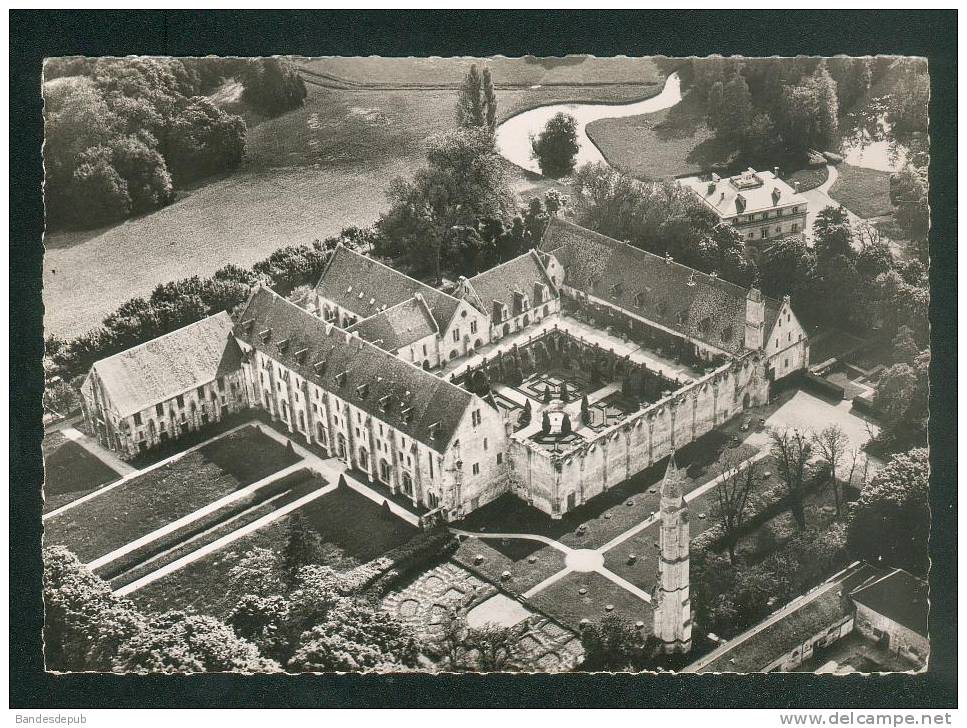 CPSM - Royaumont Par Asnières Sur Oise ( Val D'Oise 95) - Vue Aérienne Abbaye ( Aéro Photo AP 7) - Asnières-sur-Oise