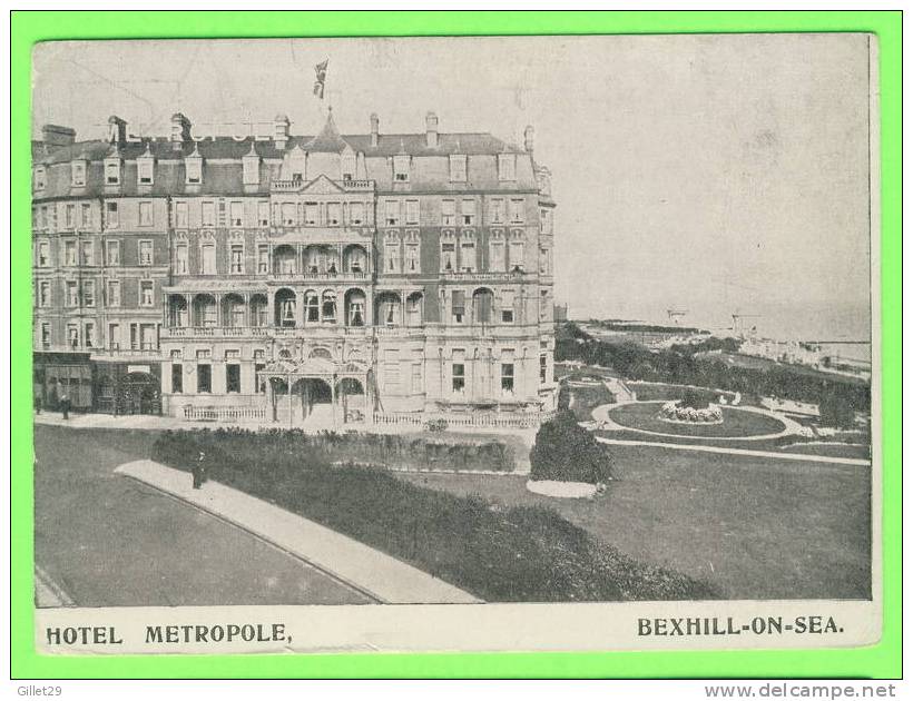 BEXHILL-ON-SEA, UK - HOTEL METROPOLE - ANIMATED - Undivided Back - - Other & Unclassified