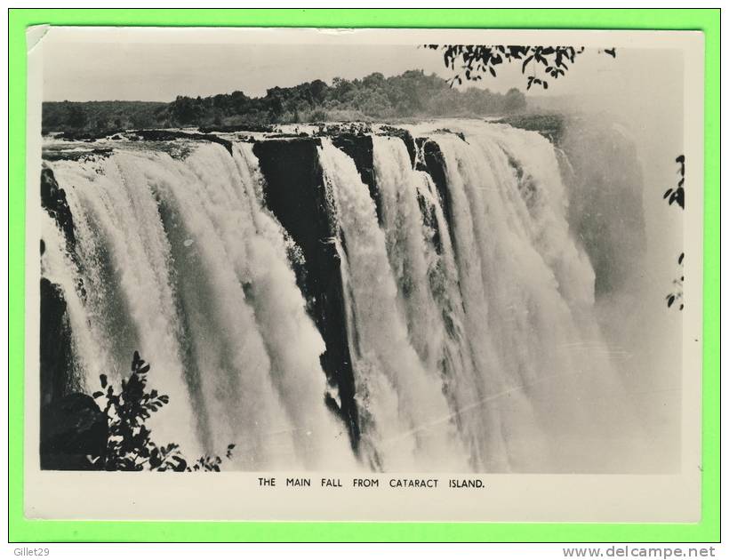 AFRIQUE DU SUD - CATARACT ISLAND - THE MAIN FALL VICTORIA FALLS - TRAVEL  -  Photo, Victor Clark - - Afrique Du Sud