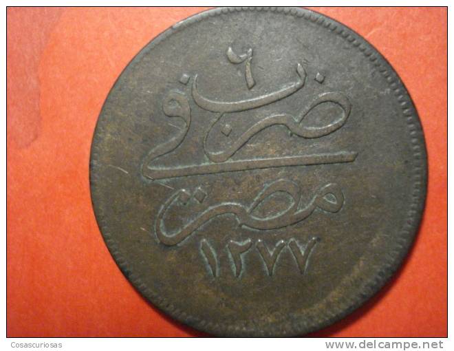 9772 EGYPT EGYPTE EGIPTO  20 PARA     AÑO / YEAR  1277-6 EGIRA CIRCA 1870  MBC / VF - Aegypten