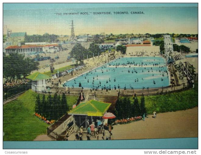 9837  CANADA   TORONTO    THE SWIMMING SUNNYSIDE AÑOS / YEARS / ANNI  1930 - Toronto