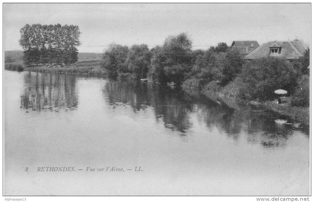 CPA 60 RETHONDE Vue Sur L'AISNE - Rethondes