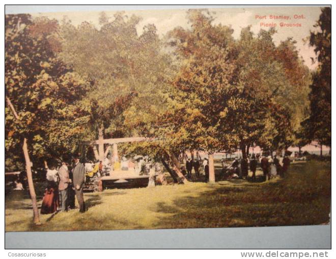 9846  CANADA    ONTARIO PORT STANLEY  PICNIC GROUNDS   AÑOS / YEARS / ANNI  1900 - Sonstige & Ohne Zuordnung