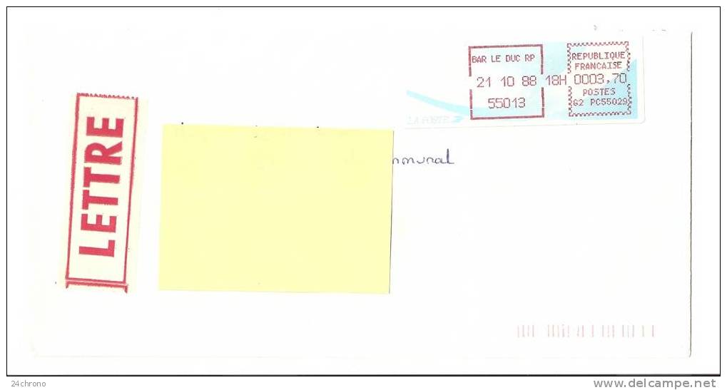MOG Vignette D´ Affranchissement: Bar Le Duc 21 Octobre 1988 - 1988 « Comète »