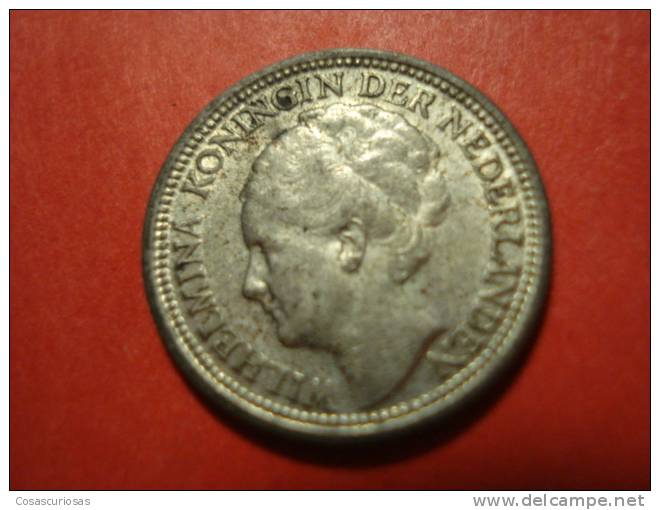 9248  NETHERLANDS HOLANDA HOLLAND   10 CENTS   SILVER COIN     AÑO / YEAR  1937 UNC- / SC- - 10 Cent