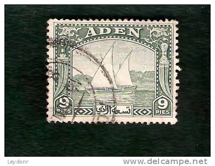 Aden - Dhow Boat - Scott # 2 - Aden (1854-1963)
