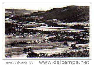 Real Photo PCd -- TUMMELL VALLEY From Above Pitlochry--Perthshire--SCOTLAND - Perthshire