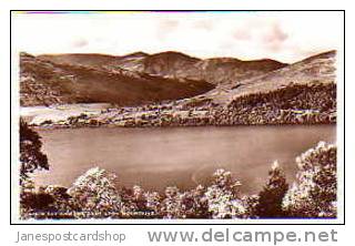 Real Photo PCd -- Loch TAY & Glen Lyon Mountains--Perthshire--SCOTLAND - Perthshire