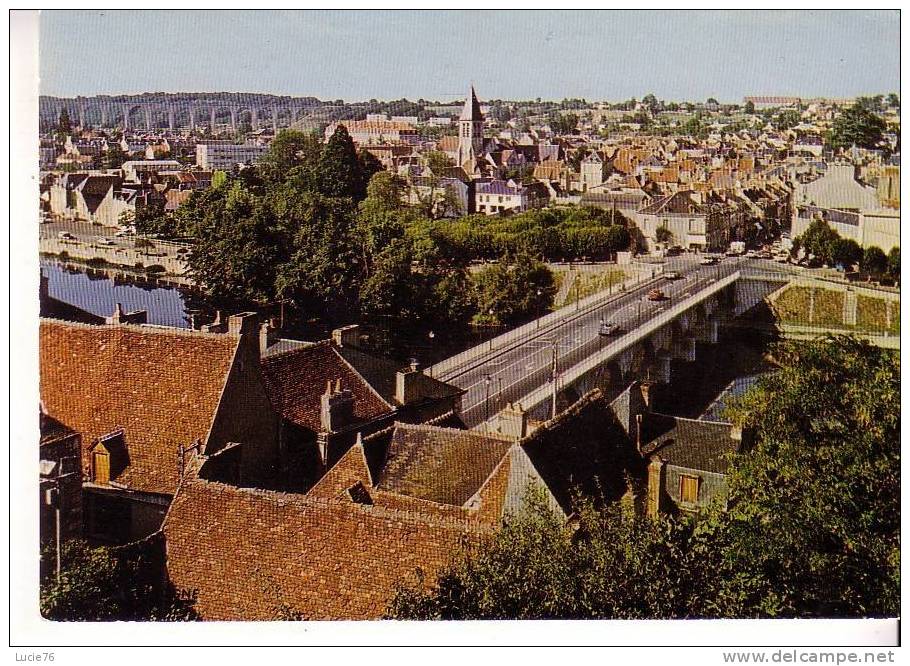 LE BLANC - Vue Générale Avec Le Nouveau  Pont;  Dans Le Fond, Le Viaduc - Le Blanc