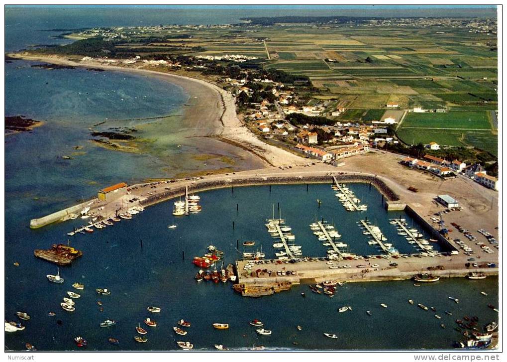 CPM...DE L´HERBAUDIERE...LE NOUVEAU PORT DE PLAISANCE ET DE PECHE... - Noirmoutier