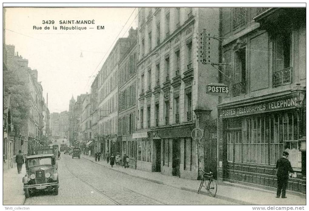 SAINT-MANDE - Rue De La République - La Poste - Saint Mande