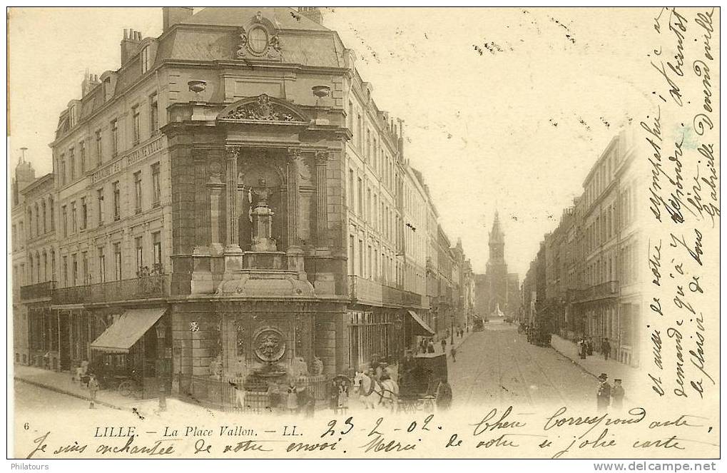 LILLE  --  La Place Vallon - Autres & Non Classés