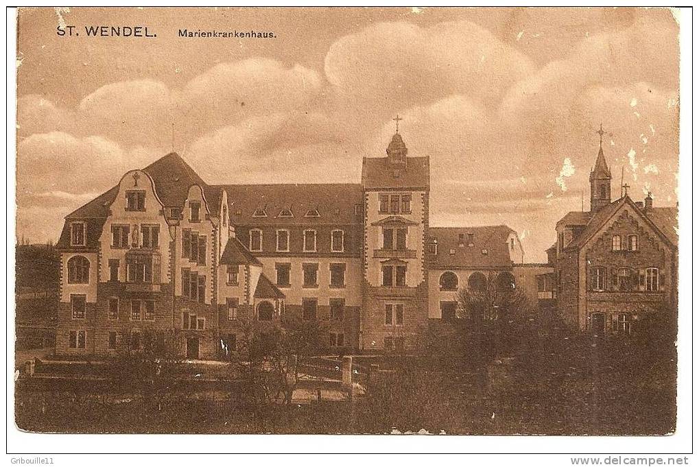 SANKT WENDEL   -   ** MARIENKRANKENHAUS **    -    Verlag : A. NITZ Von ST WENDEL - Kreis Sankt Wendel