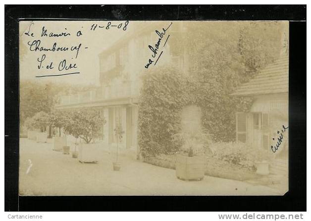 CHAMBOURCY - Carte Photo - Manoir - Chambourcy