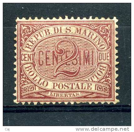 Saint-Marin  -  1895  :  Yv  26  *      ,   N2 - Neufs