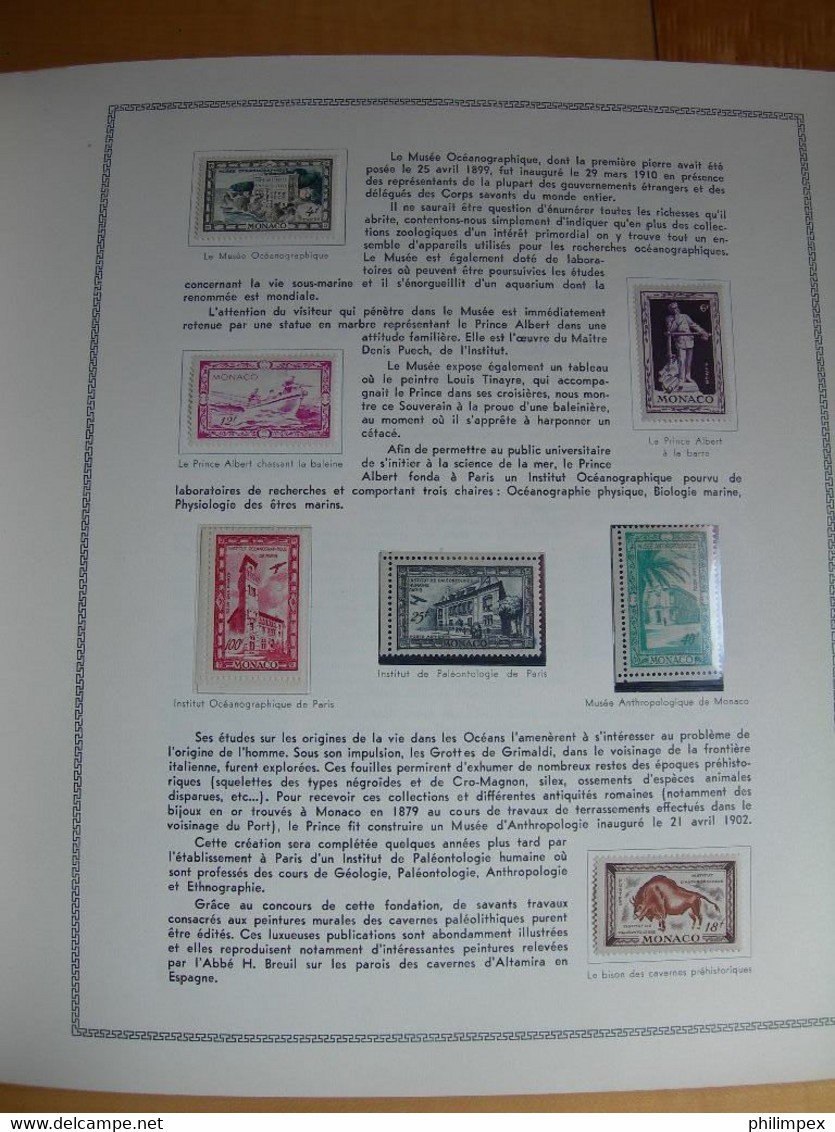 MONACO, GOOD COLLECTION ON THIAUDE PAGES, MOSTLY LH