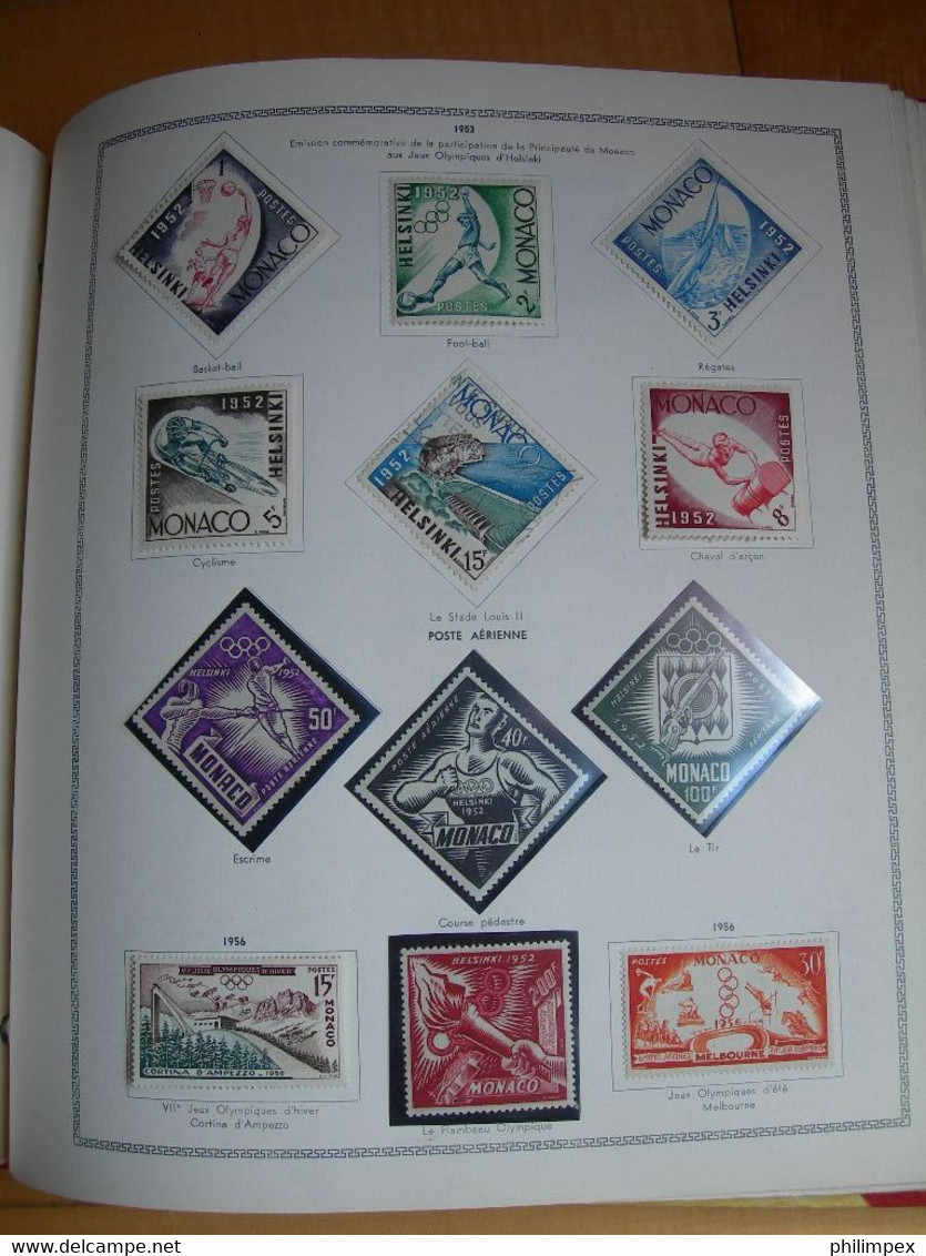 MONACO, GOOD COLLECTION ON THIAUDE PAGES, MOSTLY LH