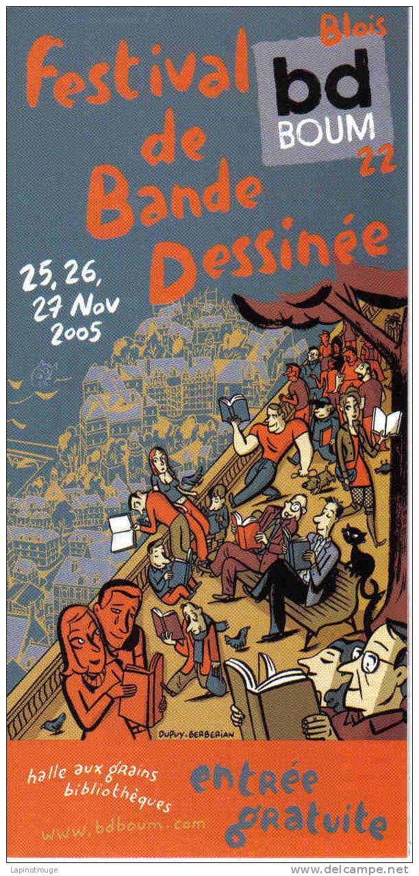 Programme DUPUY BERBERIAN Festival BD Blois 2005 (MrJean...) - Altri & Non Classificati