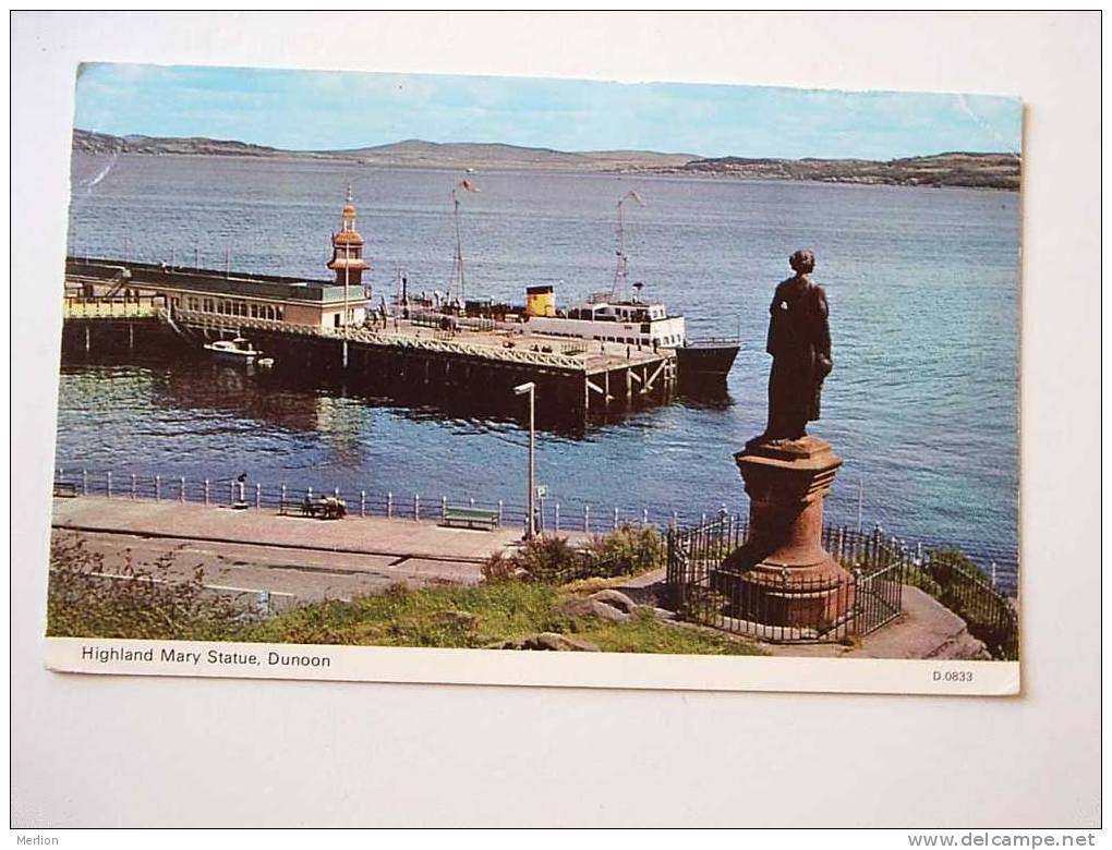 Highland Mary Statue  Dunoon -Scotland    F  D30328 - Argyllshire