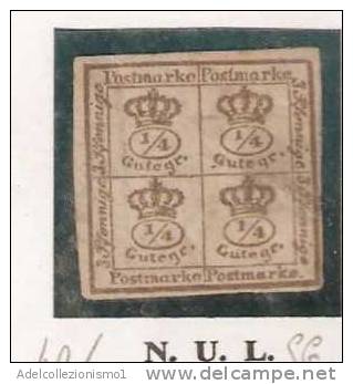 10097) Braunschweig-4/4G.-1852  Francobollo N.17  Senza Gomma Non Emesso - Braunschweig