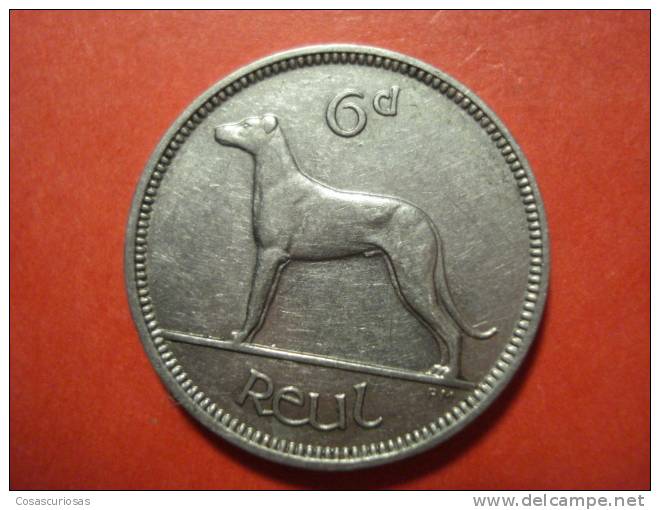 9906 IRELAND EIRE IRLANDA 6 D PERRO DOG     AÑO / YEAR   1928 EBC / XF - Irland