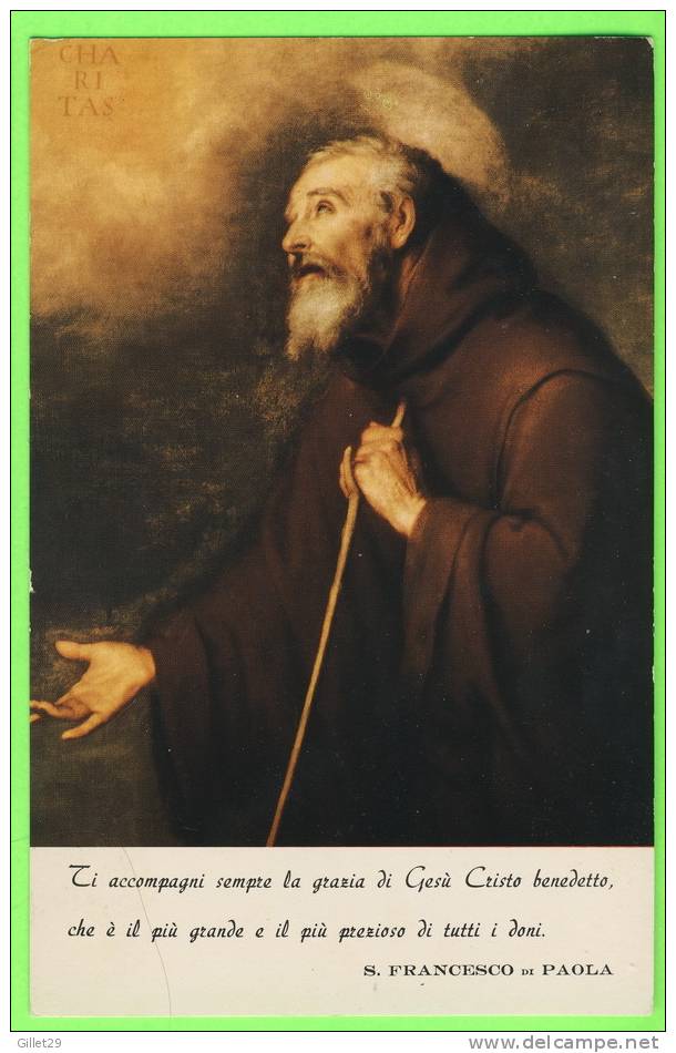 SAINT FRANÇOIS DE PAOLA - SAN FRANCESCO DI PALOLA - MALAGA - E.MURILLO - - Santos