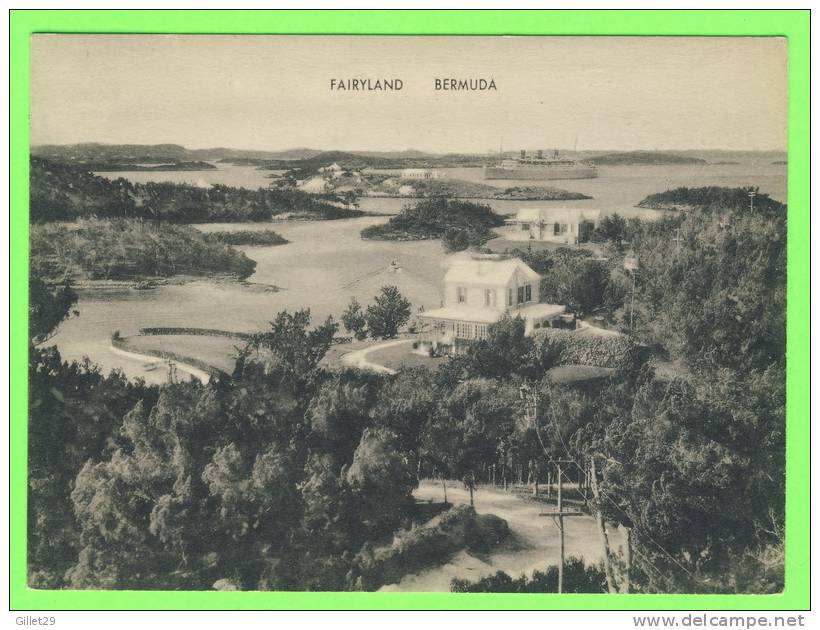 BERMUDES, ANTILLE - FAIRYLAND - ARTVUE POST CARD CO - - Bermuda