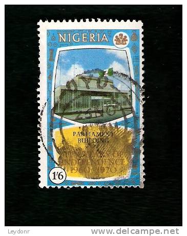 Nigeria - Parliament Building - Ten Years Of Independence - Scott # 248 - Nigeria (1961-...)