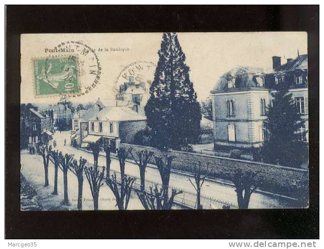 Pontmain Route De La Basilique édit.friteau   Belle Carte - Pontmain