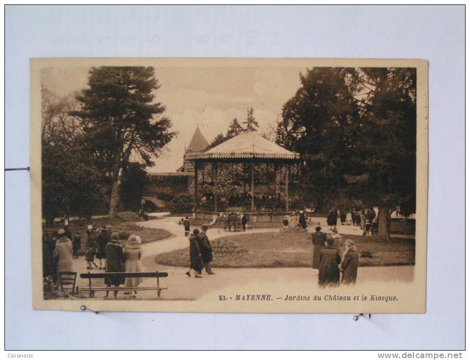 Mayenne - Jardins Du Chateau Et Le Kiosque - Mayenne