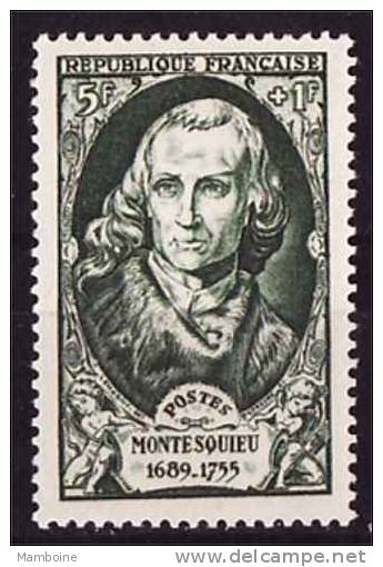 France Montesquieu 1949 N 853 Neuf X X (sans Trace) - Unused Stamps