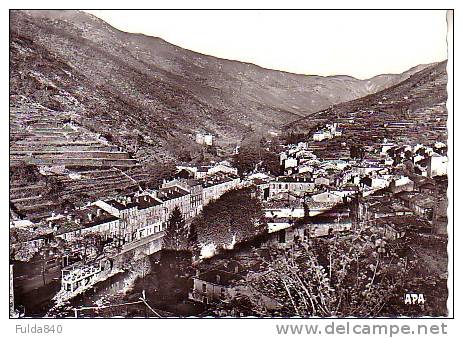 CPA. VALLERAUGUE MONT AIGOUAL.  Vue Générale. - Valleraugue