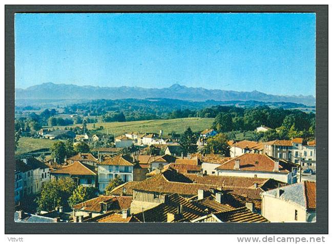 65 - CASTELNAU-MAGNOAC : Vue Sur Les Pyrénées (circulée) - Castelnau Magnoac