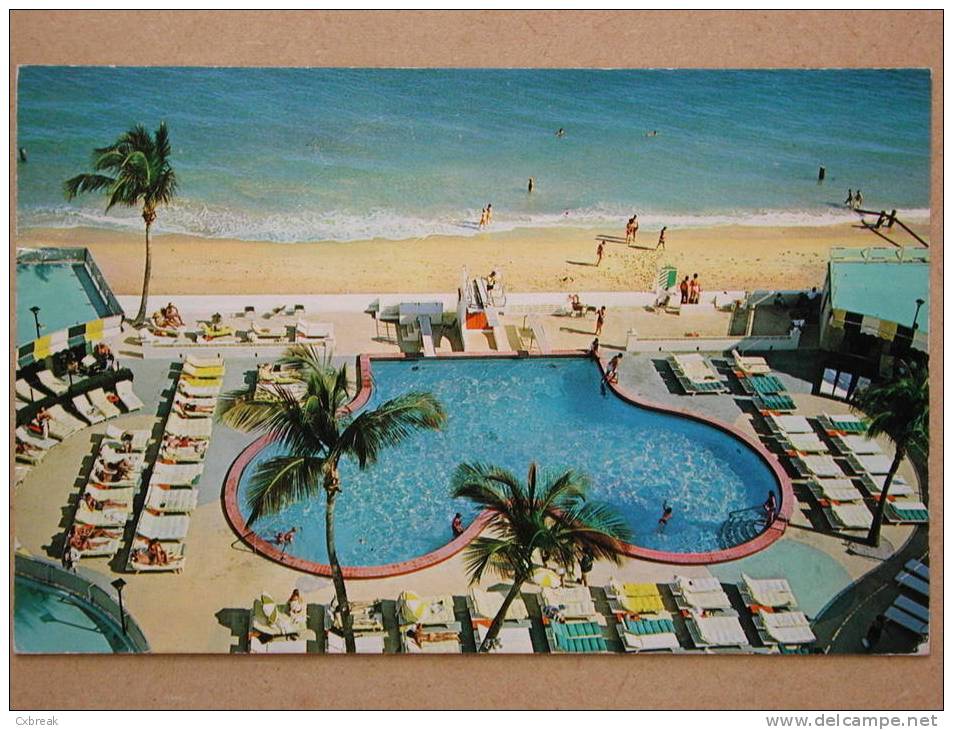 Miami Beach, Ivanhoe Hotel, Oceanfront, 101st Street, Bal Harbour, Swimming Pool - Miami Beach