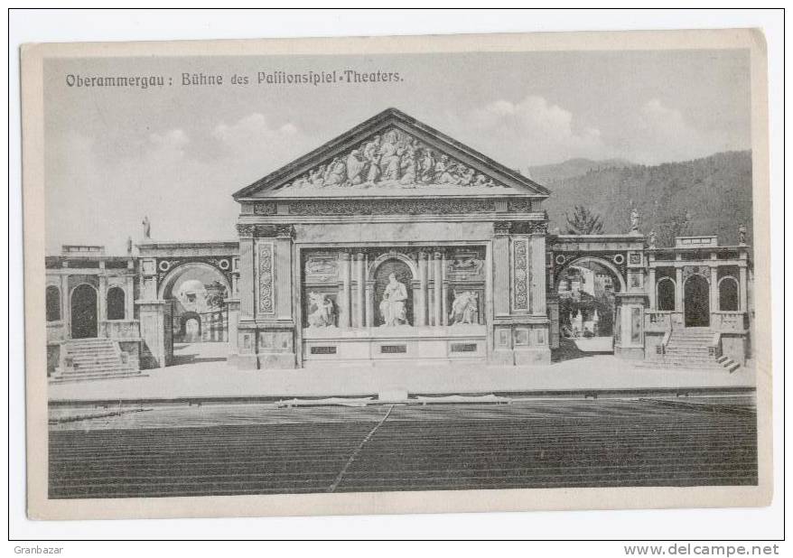 OBERAMMERGAU,  BUHNE DES PALLIONSIPIEL THEATERS,    NICHT  VERSANDT - Oberammergau