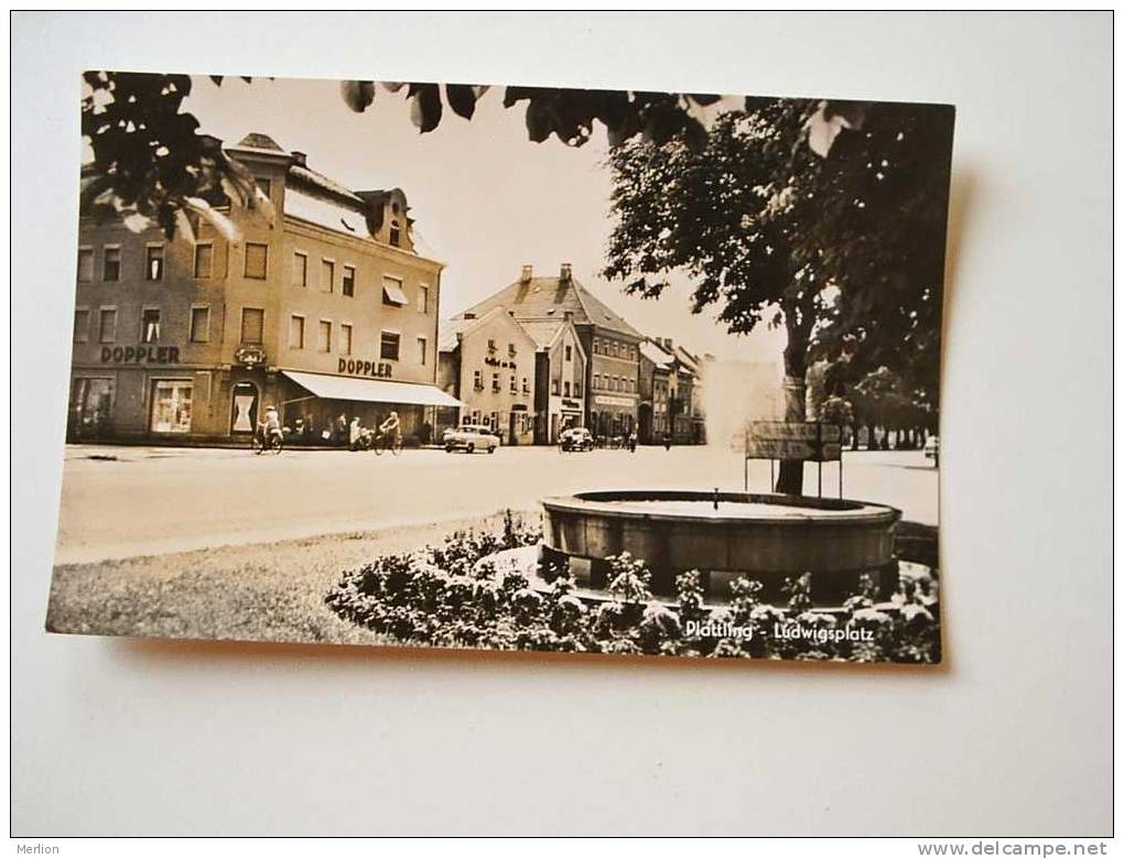 Plattling - Ludwigsplatz - Doppler Shop - Bayern - Cca 1950-60´s    VF    D30607 - Plattling