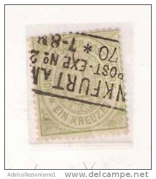 10127) Norddeutscher Postbezirk (Confederazione Germ. Del Nord)1868  Francobollo  N.18  Usato I° Scelta - Afgestempeld