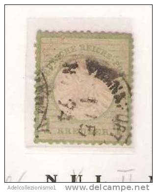 10132) Germania-1872  Francobollo  N.20 Usato II° Scelta - Oblitérés