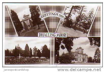 DHALLING MHOR Multi-View PCd.- Real Photo -- PCd--Argyllshire -- Scotland - Argyllshire