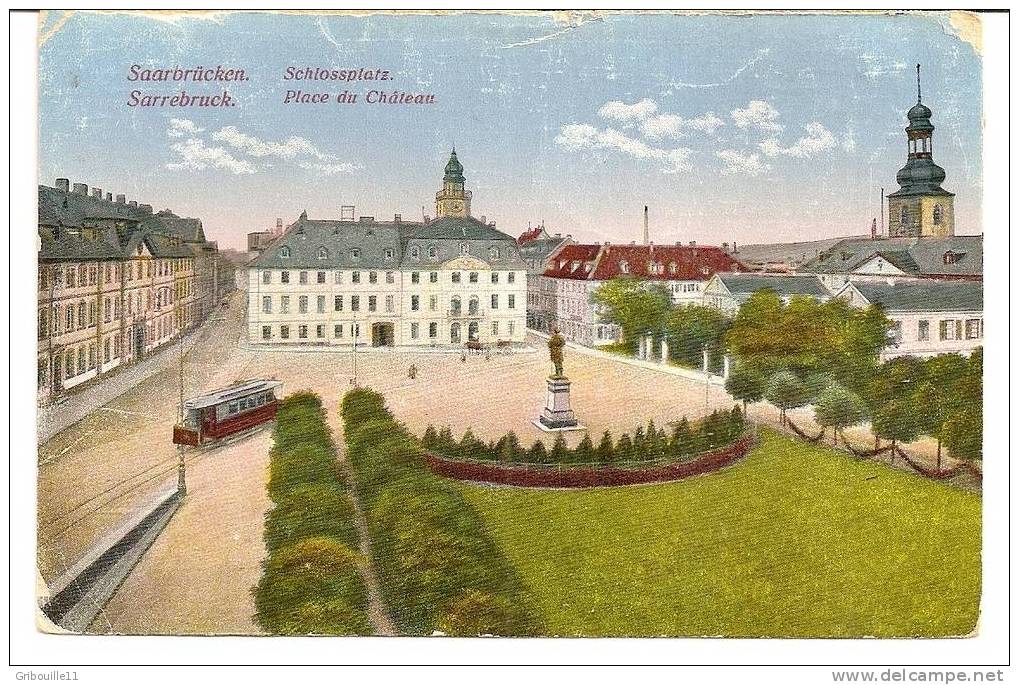 SAARBRÜCKEN   -    ** SCHLOSSPLATZ **    -    Verlag : W.K.M. - Saarbrücken