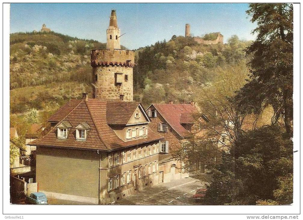 WEINHEIM An Der Bergstrasse   -    ** BILCK AUF DEN ROTE TURM **    -    Verlag Gebrr.METZ Aus Tübingen  N° 928 C 174 - Weinheim