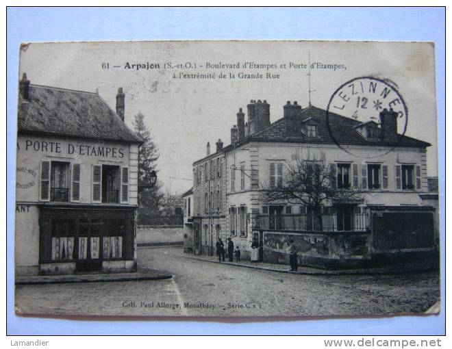 CPA - 91 - ARPAJON - Blv D'Etampes Et Porte - Arpajon