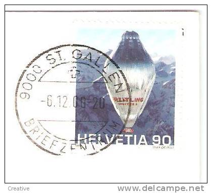 St. Gallen.Suisse,Zwitserland,Switzerland (+ Timbre,stamp BREITLING ORBITER 3) - St. Gallen