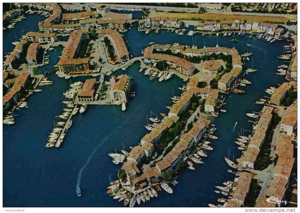 CPSM.  PORT GRIMAUD. VUE AERIENNE. - Port Grimaud