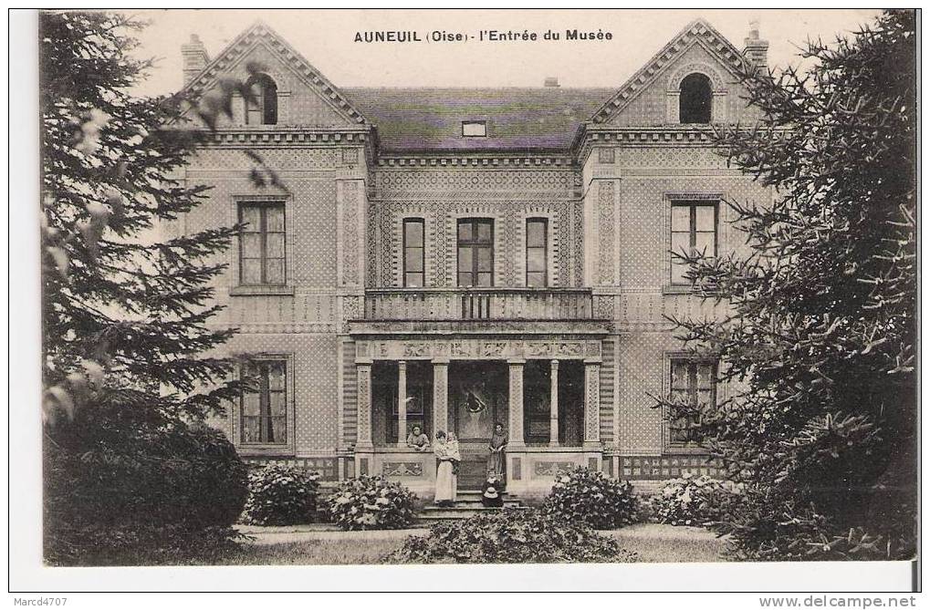 AUNEUIL 60 Oise L'Entrée Du Musée Jeune Femme Et Enfant En Date Du 27-06-1918Editon Lavoche Photo - Auneuil